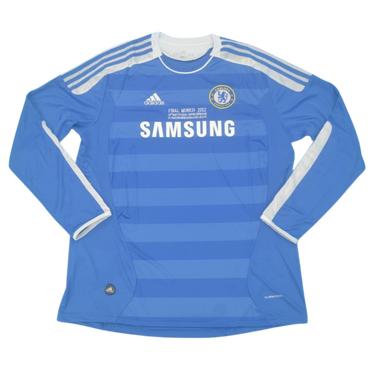 Camisa Chelsea Manga Longa Home 11/12 - Versão Retrô