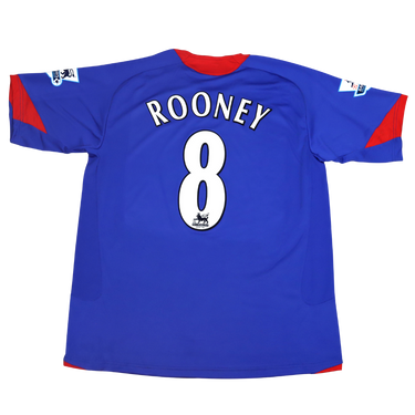 Camisa Manchester United Away 05/06 - Versão Retrô "Rooney" Nº 8