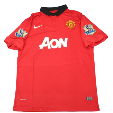 Camisa Manchester United Home 13/14 - Versão Retrô "Mata" Nº 8