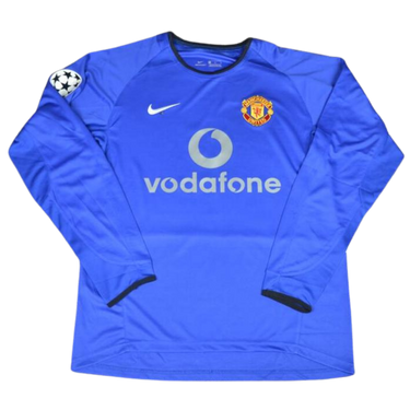 Camisa Manchester United Manga Longa 02/03 - Versão Retrô "Beckham" Nº 7