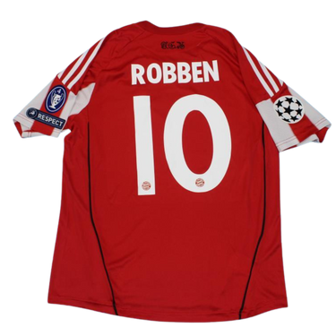 Camisa Bayern de Munique Home 10/11 - Versão Retrô "Robben" N° 10