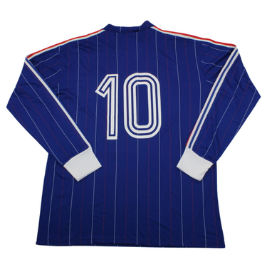 Camisa França Manga Longa Home 1980 - Versão Retrô Nº 10