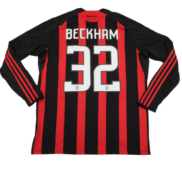 Camisa Milan Manga Longa 08/09 - Versão Retrô "Beckham" Nº 32