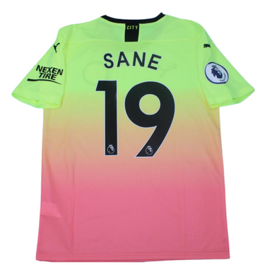 Camisa Manchester City Away 19/20 - Versão Retrô "Sane" Nº 19