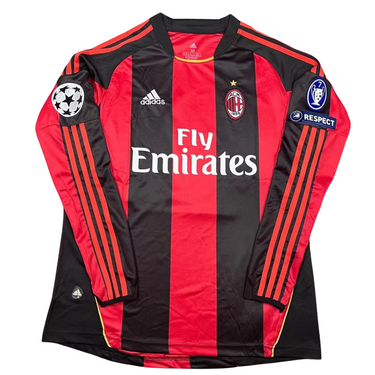 Camisa Milan Manga Longa 10/11 - Versão Retrô "Ronaldinho" Nº 80