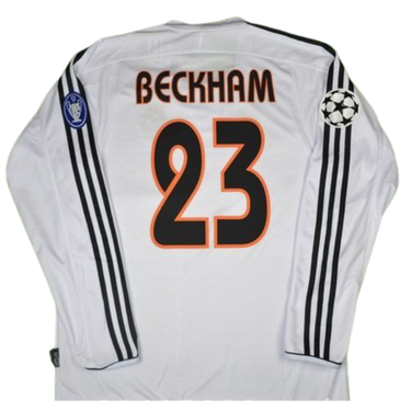 Camisa Real Madrid Home 03/04 - Versão Retrô "Beckham" Nº 23