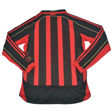 Camisa Milan Manga Longa Home 06/07 - Versão Retrô