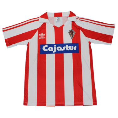 Camisa Real Sporting de Gijón Home 86/87 - Versão Retrô "Quini" Nº 9