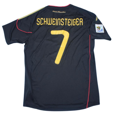 Camisa Retrô Alemanha Away  Copa do Mundo Versão 2010 "Schweinsteiger" N°.7