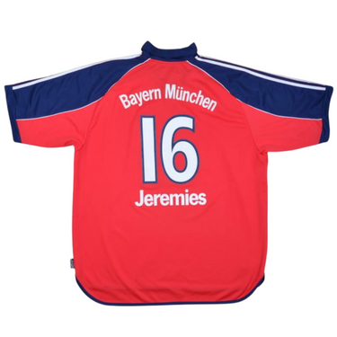 Camisa Bayern de Munique 99/00 Home - Versão Retrô "Jeremies" N°16
