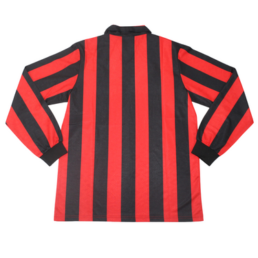 Camisa Milan Manga Longa Home 89/90 - Versão Retrô