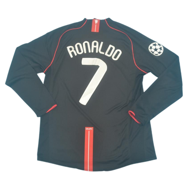 Camisa Manchester United Manga Longa 07/08 - Versão Retrô "Cristiano Ronaldo" Nº 7