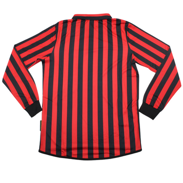 Camisa Milan Manga Longa Home 99/00 - Versão Retrô