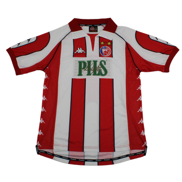 Camisa Estrela Vermelha Home 00/01 - Versão Retrô "Bunjevčević" Nº 6
