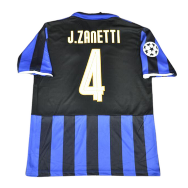 Camisa Retrô Inter de Milão Home 07/08 "J.Zanetti" N°.4