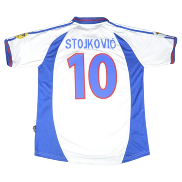 Camisa Retrô Iugoslávia Away  2000 "Stojković" N°.10