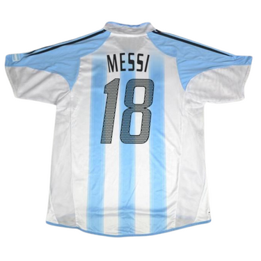 Camisa Retrô Argentina Home Camisa Retrô American Cup 2004 "Messi" N°.18