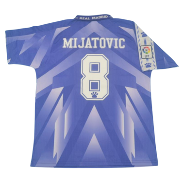 Camisa Real Madrid Away 96/97 - Versão Retrô "Mijatovic" Nº 8