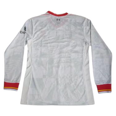 Camisa Liverpool Manga Longa Away 24/25 - Versão Retrô