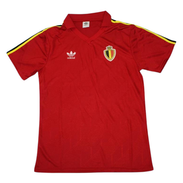 Camisa Retrô Bélgica Home Versão Jogador 1986