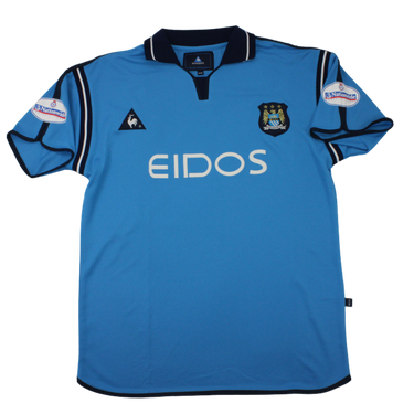 Camisa Manchester City Home 01/02 - Versão Retrô "Haaland" Nº 15
