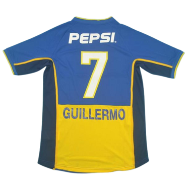 Camisa Boca Juniors Home 2002 - Versão Retrô "Guillermo" N° 7