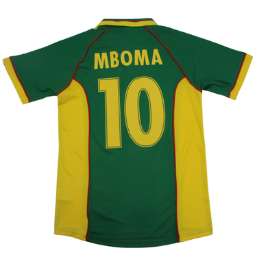 Camisa Retrô Camarões Home 1998 "Mboma" N°.10