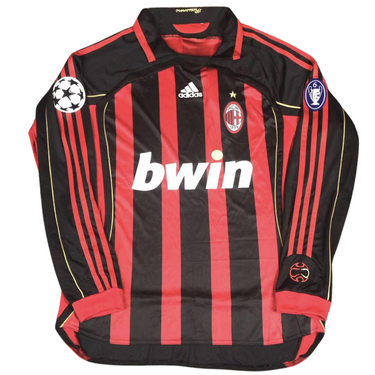 Camisa Milan Manga Longa 06/07 - Versão Retrô "Kaka" Nº 22