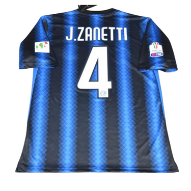 Camisa Retrô Inter de Milão Home 150th  Versão 10/11 "J.Zanetti" N°.4