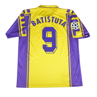 Camisa Retrô Fiorentina Third  UCL Versão 99/00 "Batistuta" N°.9