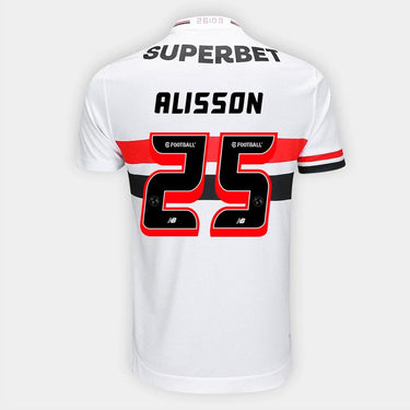 Camisa São Paulo 25/26 I "Alisson" N° 25