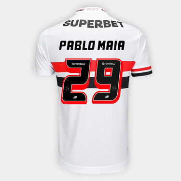 Camisa São Paulo 25/26 I "Pablo Maia" N° 29