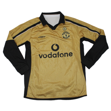 Camisa Manchester United Manga Longa Away 01/02 - Versão Retrô