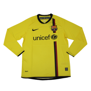 Camisa Barcelona Manga Longa Away 08/09 - Versão Retrô