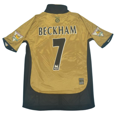 Camisa Manchester United Reservible Mode 00/01 - Versão Retrô "Beckham" Nº 7