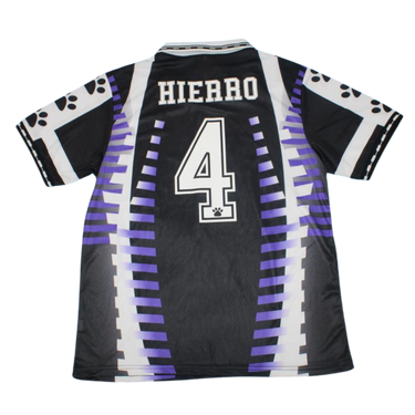 Camisa Real Madrid Third Away 97/98 - Versão Retrô "Hierro" Nº 4