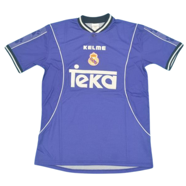Camisa Real Madrid Away 97/98 - Versão Retrô "Hierro" Nº 4