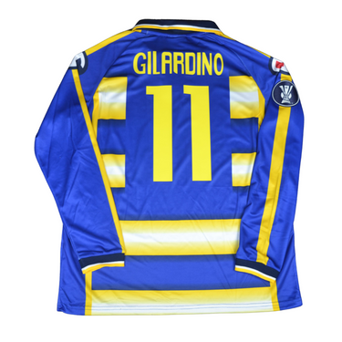 Camisa Parma Calcio Manga Longa 04/05 - Versão Retrô "Gilardino" Nº 11