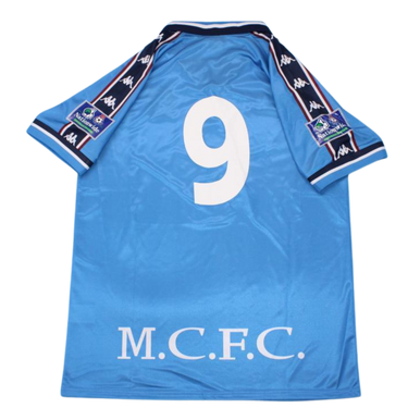 Camisa Manchester City Home 98/99 - Versão Retrô Nº 9