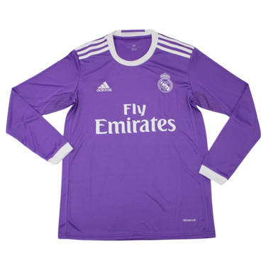Camisa Real Madrid Manga Longa Away 16/17 - Versão Retrô