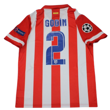 Camisa Atlético de Madrid Home 13/14 - Versão Retrô "Godín" Nº 2