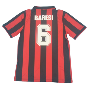 Camisa Retrô Milan Home Intercontinental Cup 90/91 "Baresi" N°.6