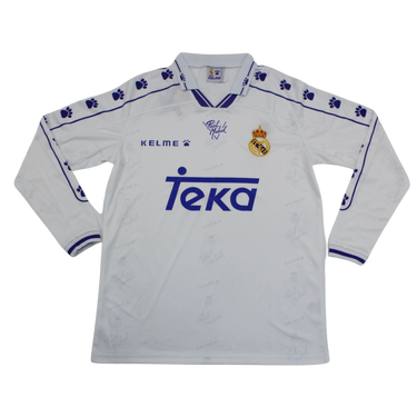 Camisa Real Madrid Manga Longa Home 94/96 - Versão Retrô