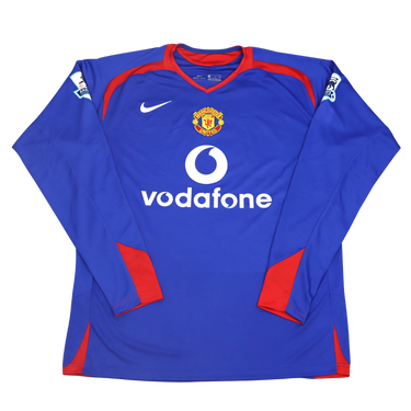 Camisa Manchester United Manga Longa 05/06 - Versão Retrô "Cristiano Ronaldo" Nº 7