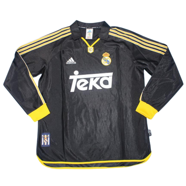 Camisa Real Madrid Manga Longa Away 99/00 - Versão Retrô