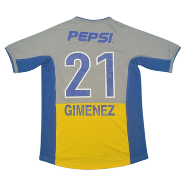 Camisa Boca Juniors Away 2002 - Versão Retrô "Gimenez" N° 21