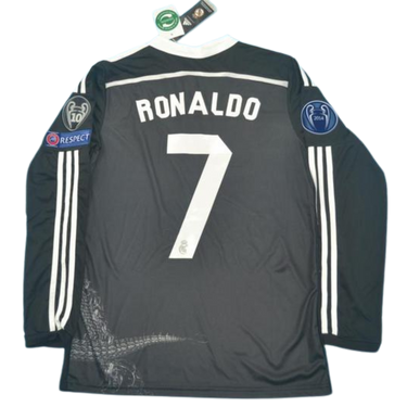 Camisa Real Madrid Manga Longa 14/15 - Versão Retrô "Cristiano Ronaldo" Nº 7