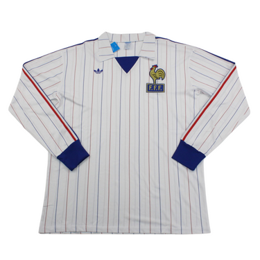 Camisa França Manga Longa Away 1981 - Versão Retrô Nº 10