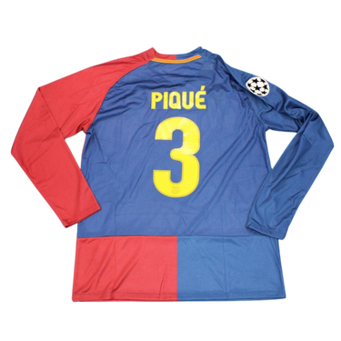 Camisa Barcelona Manga Longa 08/09 - Versão Retrô "Piqué" Nº 3