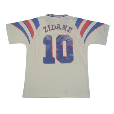 Camisa Retrô França Away 1996 "Zidane" N°10